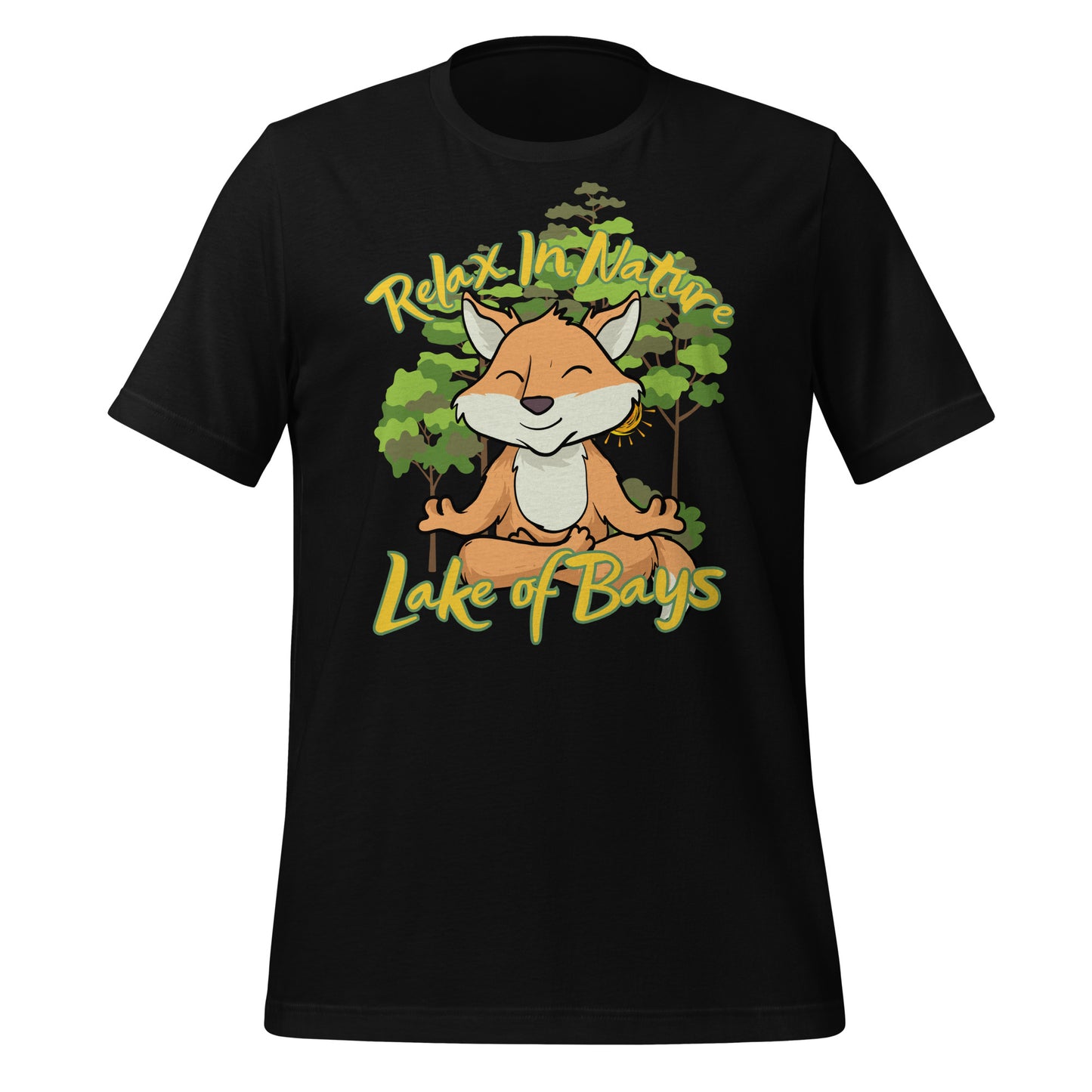 Lake of Bays Relax in Nature Fox - Unisex t-shirt