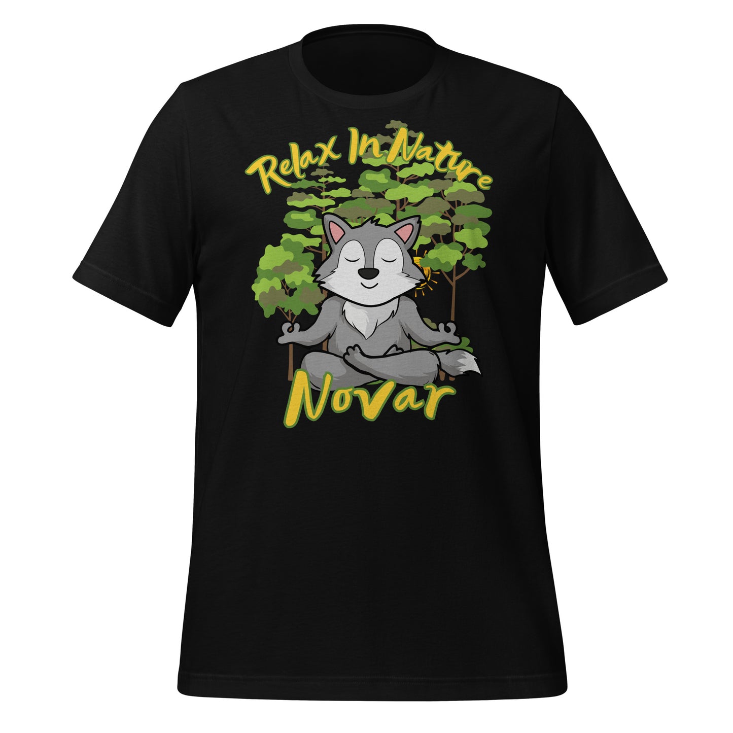 Novar Relax in Nature Wolf - Unisex t-shirt