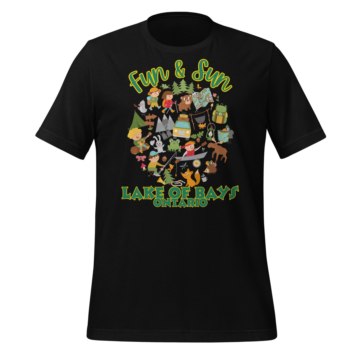 Lake of Bays Ontario Fun & Sun - Unisex t-shirt