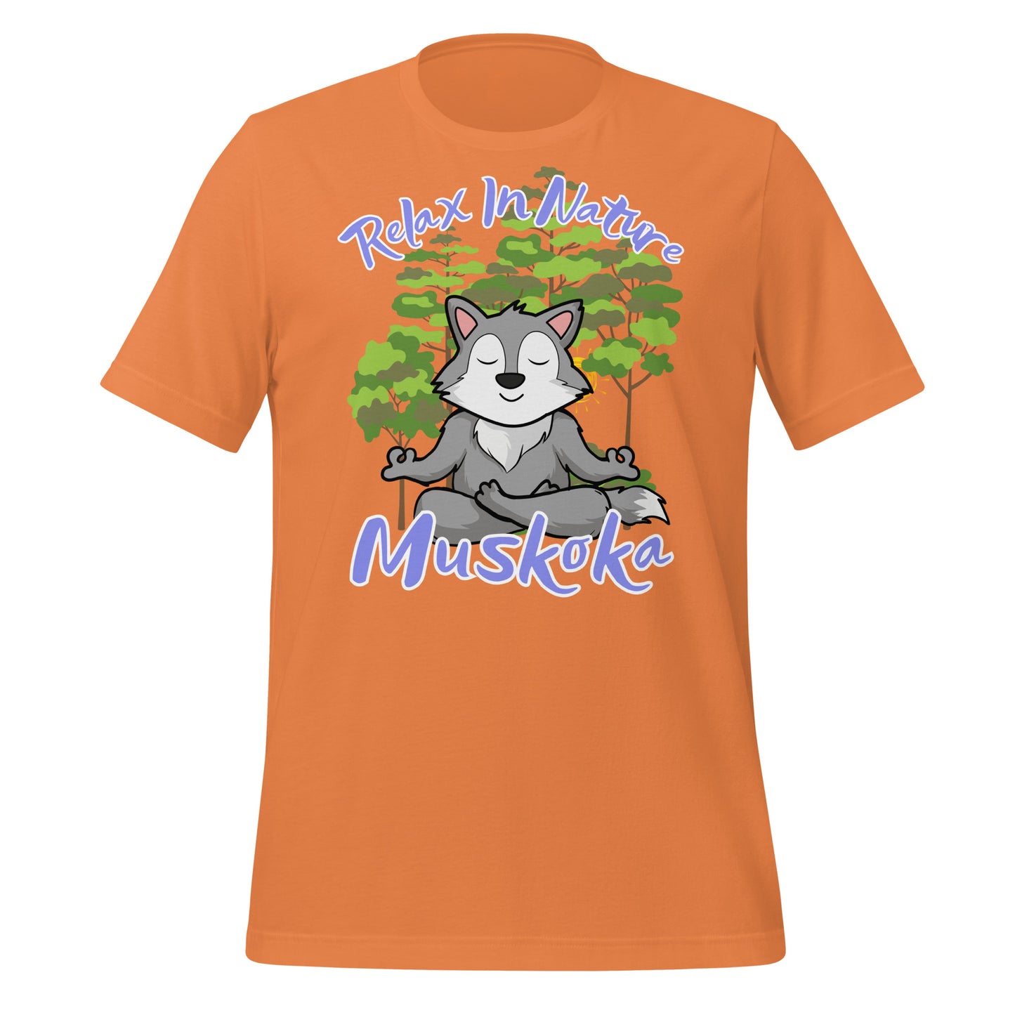 Relax in Nature Muskoka Wolf - Unisex t-shirt