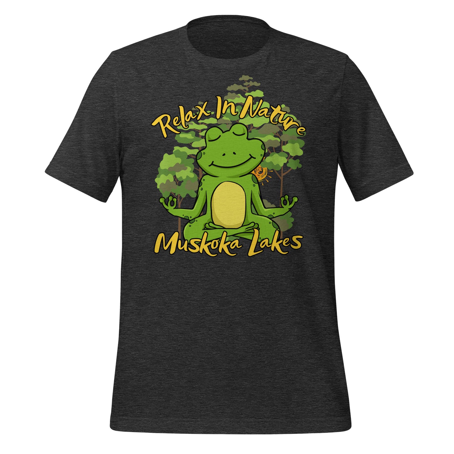 Muskoka Lakes Relax in Nature Frog - Unisex t-shirt