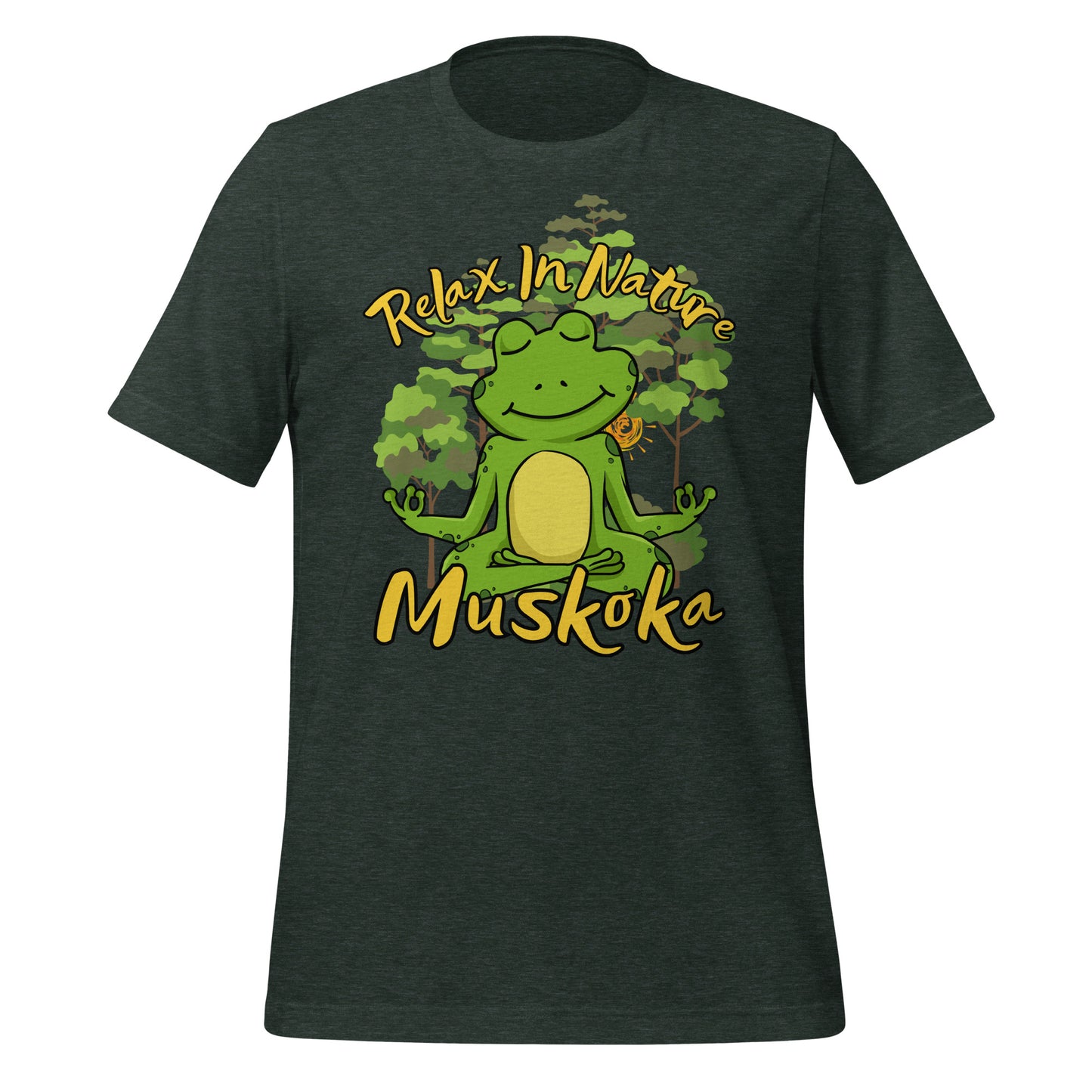 Relax in Nature Muskoka Frog - Unisex t-shirt