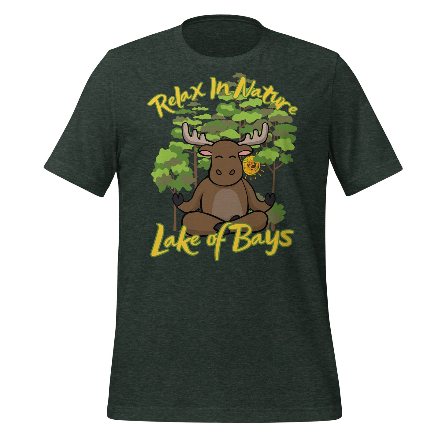 Lake of Bays Relax in Nature Moose - Unisex t-shirt