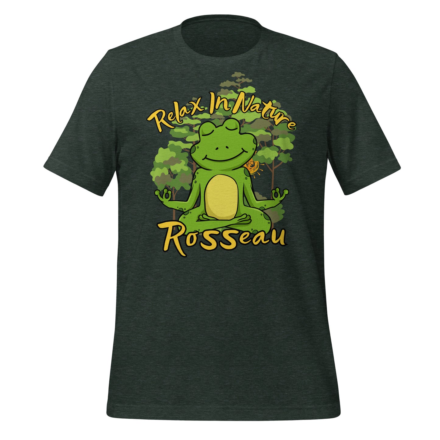 Rosseau Relax in Nature Frog - Unisex t-shirt