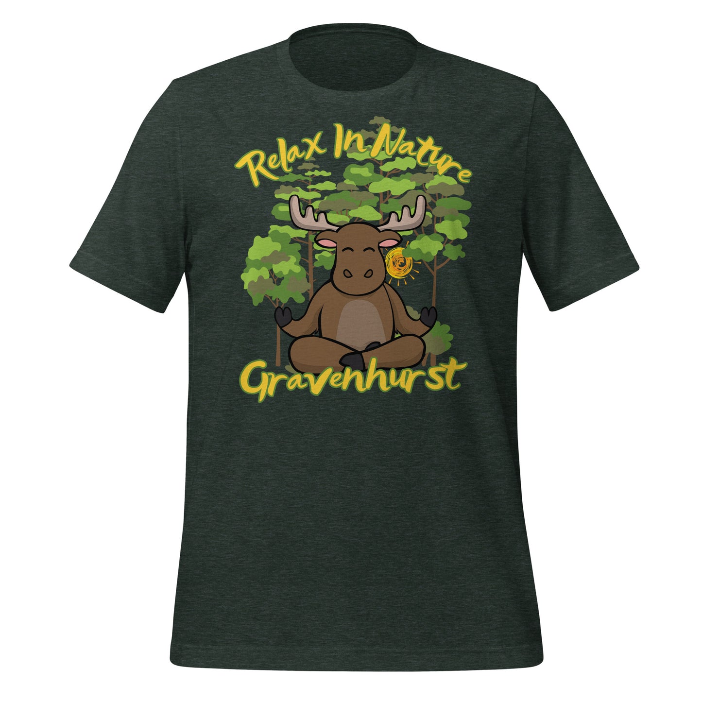 Gravenhurst Relax in Nature Moose - Unisex t-shirt
