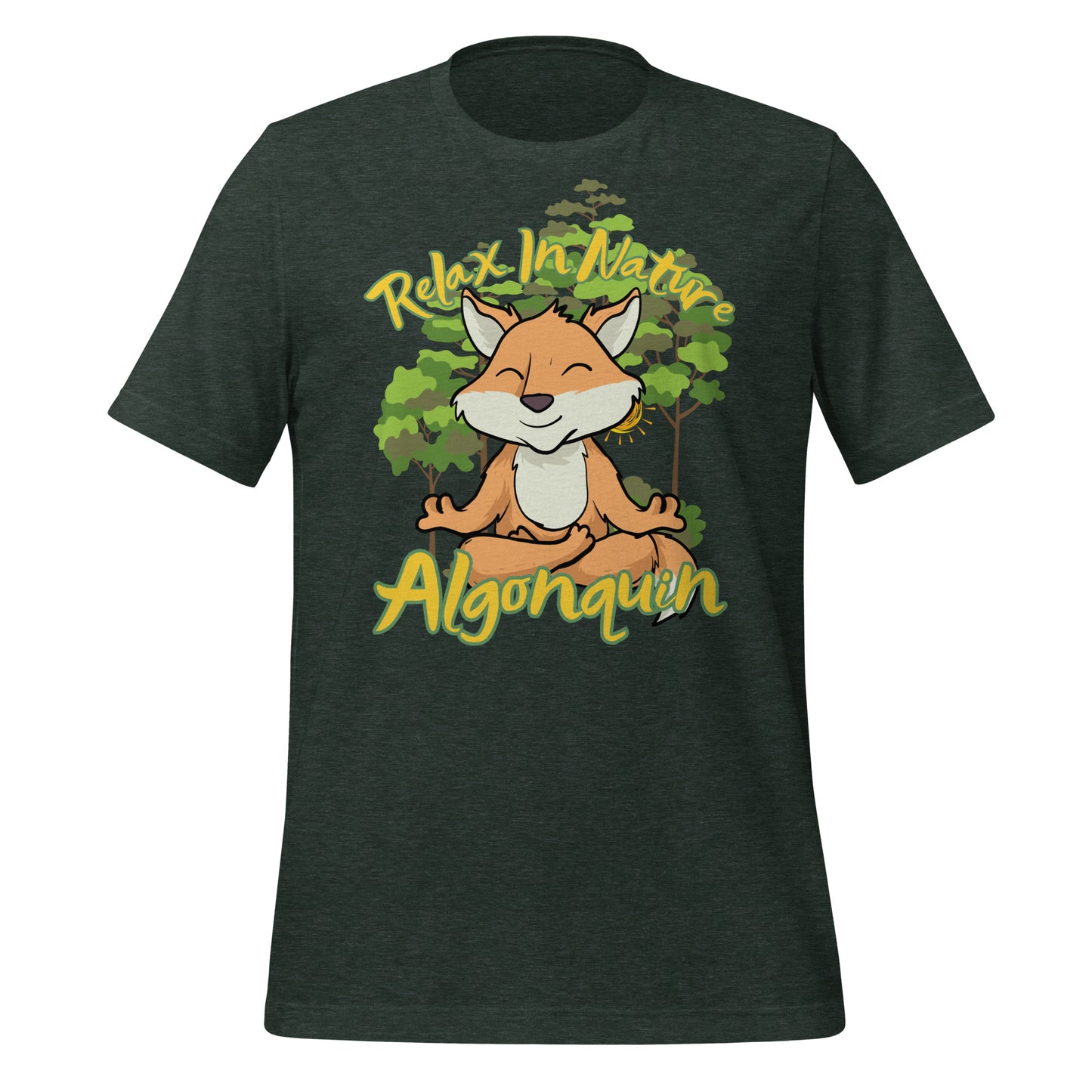 Algonquin Relax in Nature Fox - Unisex t-shirt