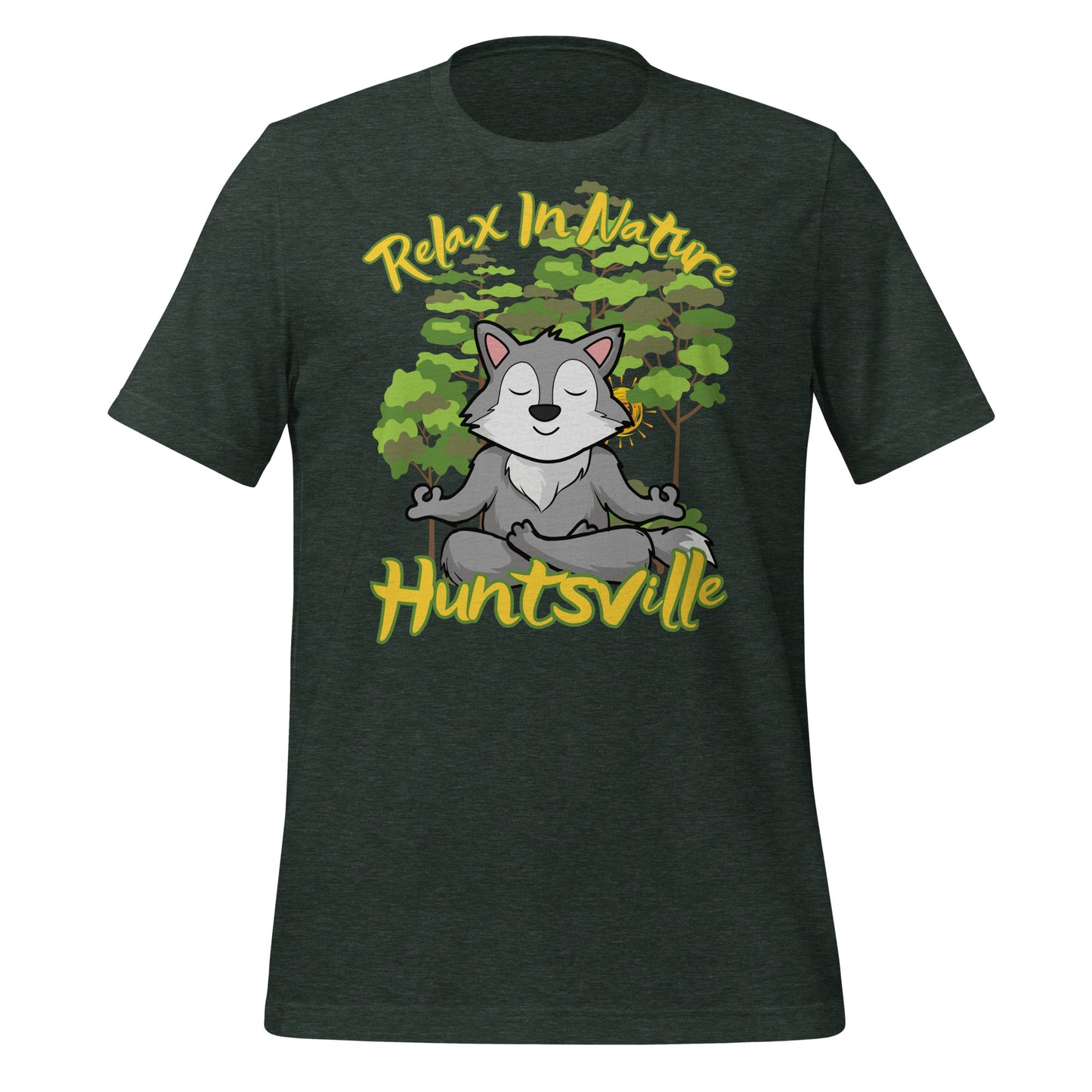 Huntsville Relax in Nature Wolf - Unisex t-shirt