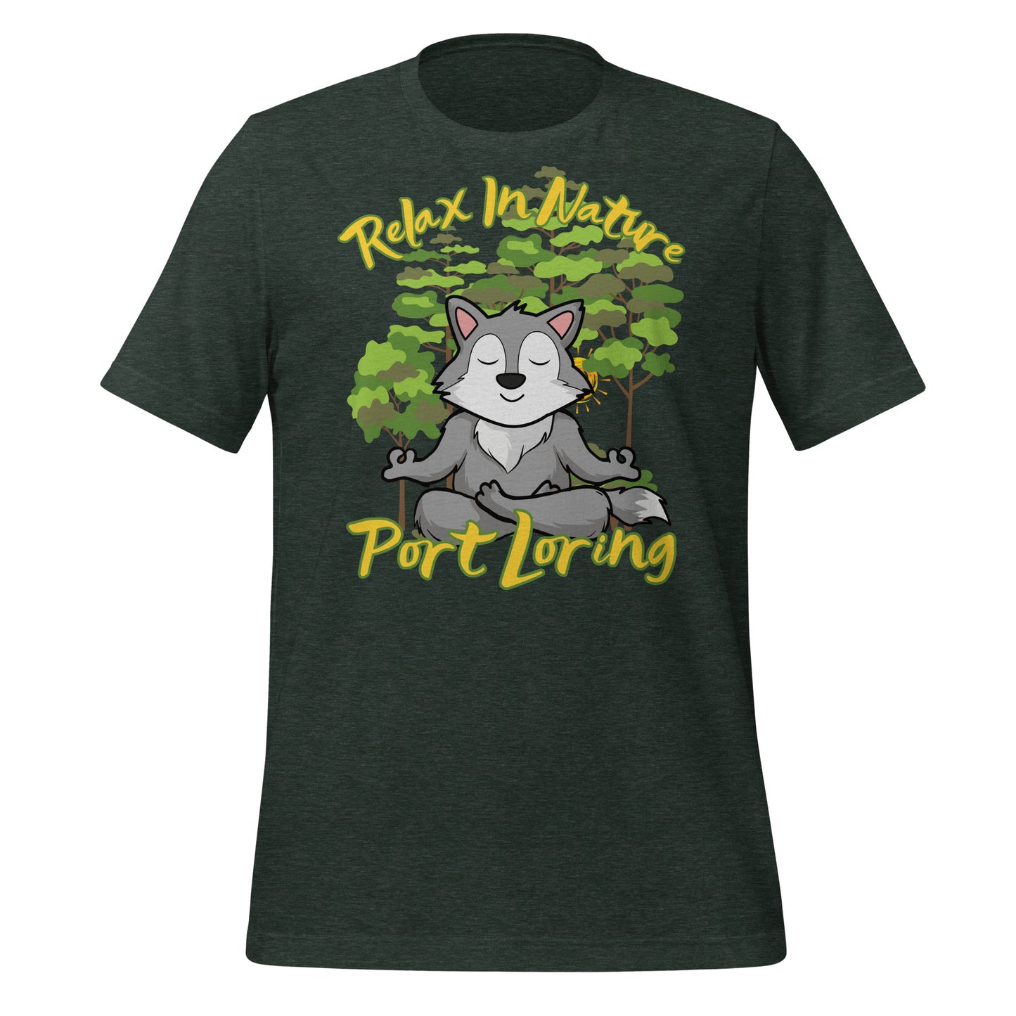 Port Loring Relax in Nature Wolf - Unisex t-shirt