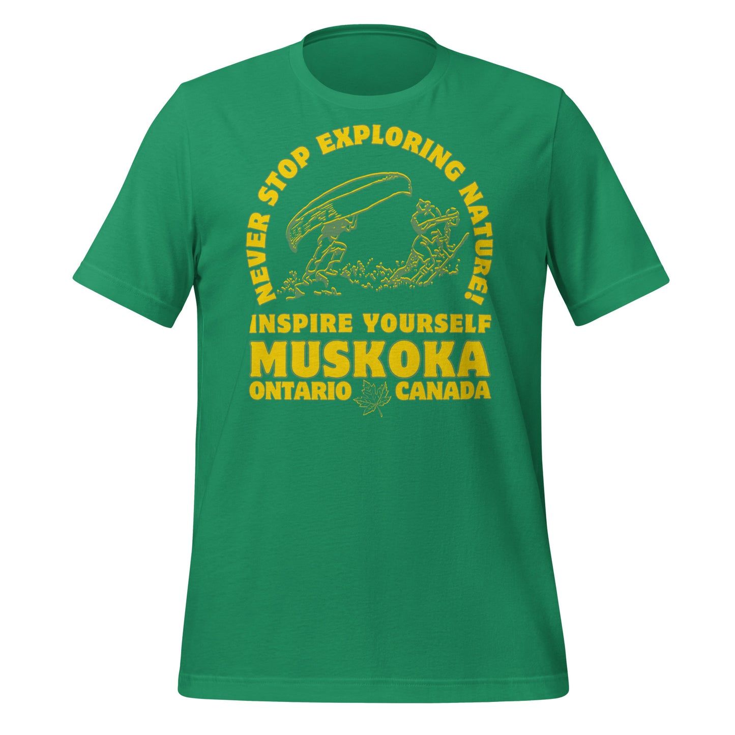 Never Stop Exploring Nature Muskoka - Unisex t-shirt