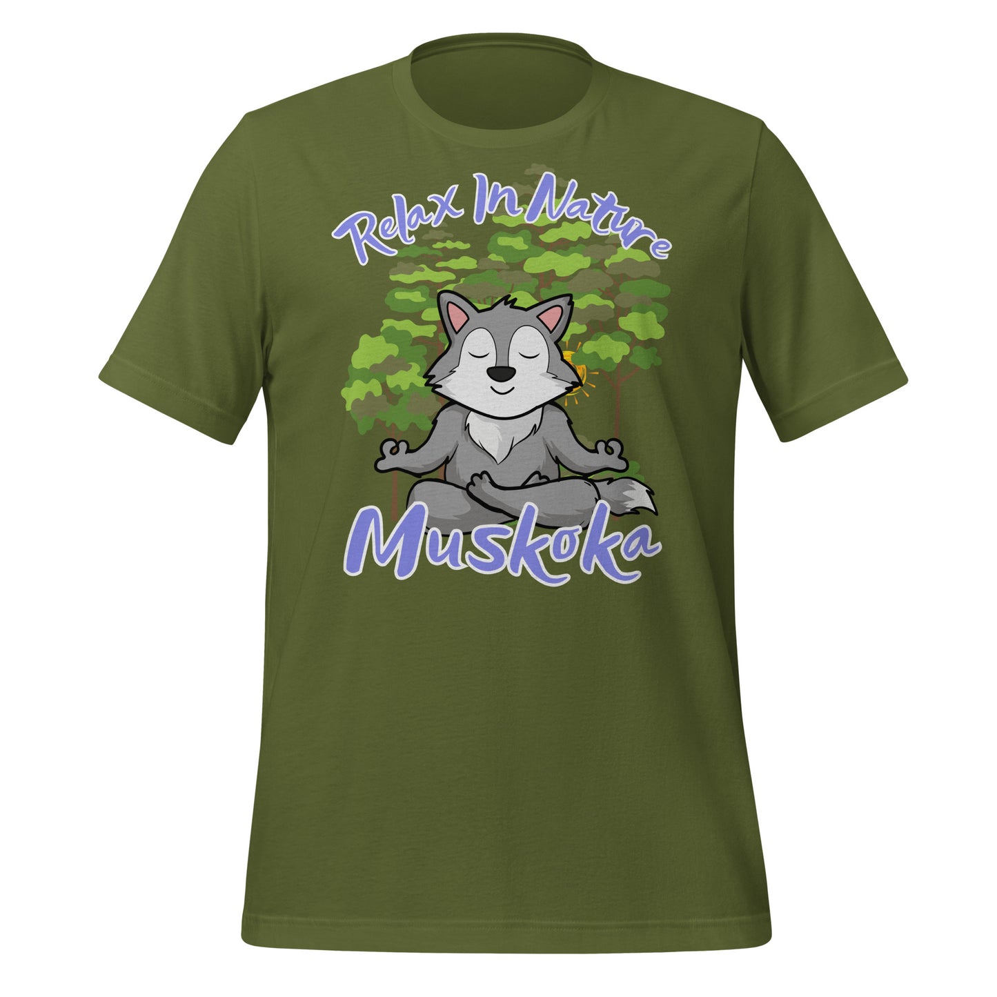 Relax in Nature Muskoka Wolf - Unisex t-shirt