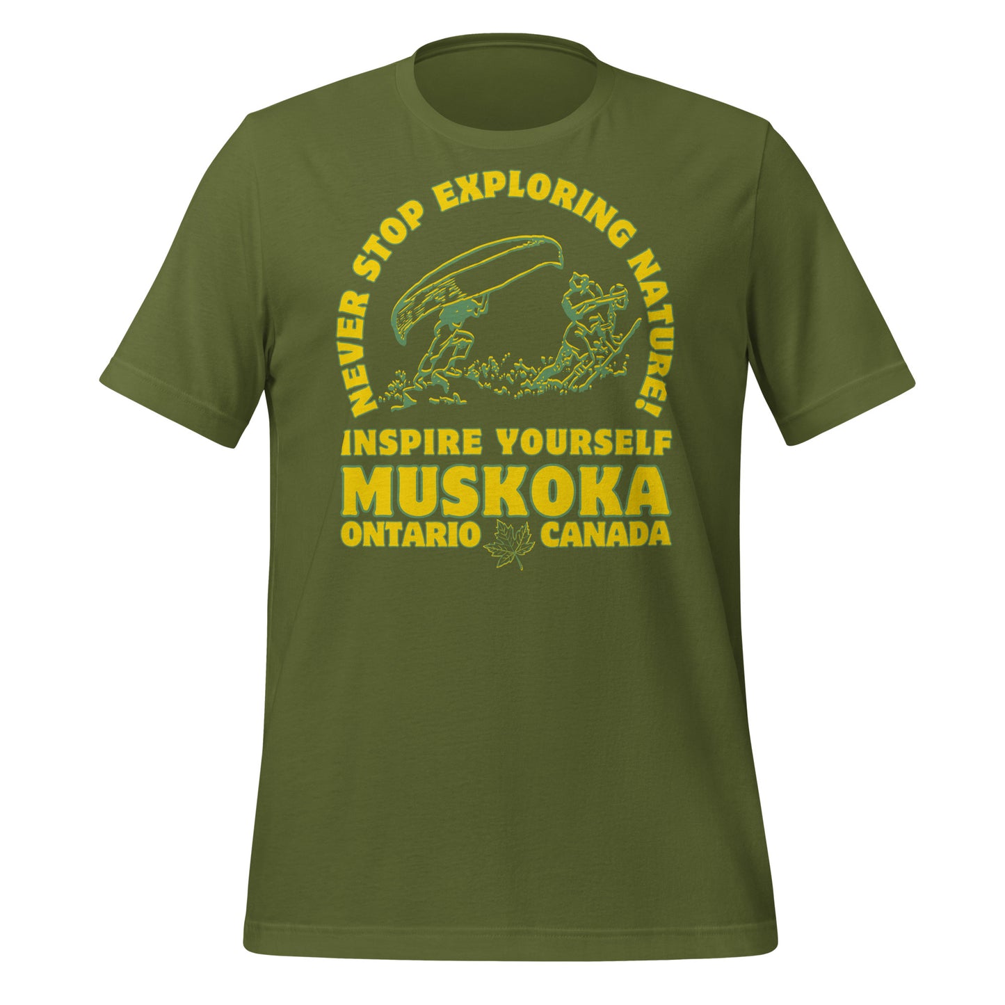 Never Stop Exploring Nature Muskoka - Unisex t-shirt