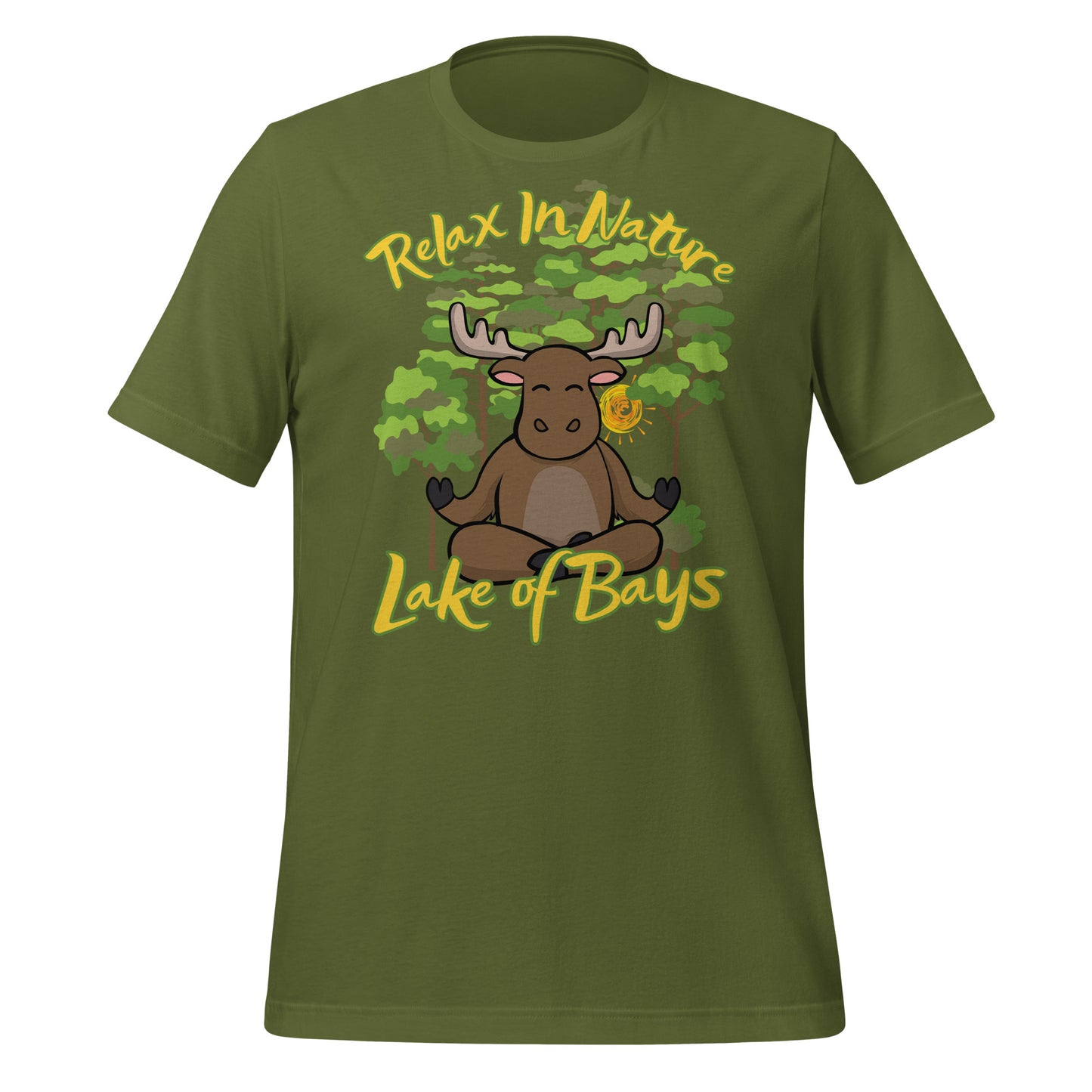 Lake of Bays Relax in Nature Moose - Unisex t-shirt