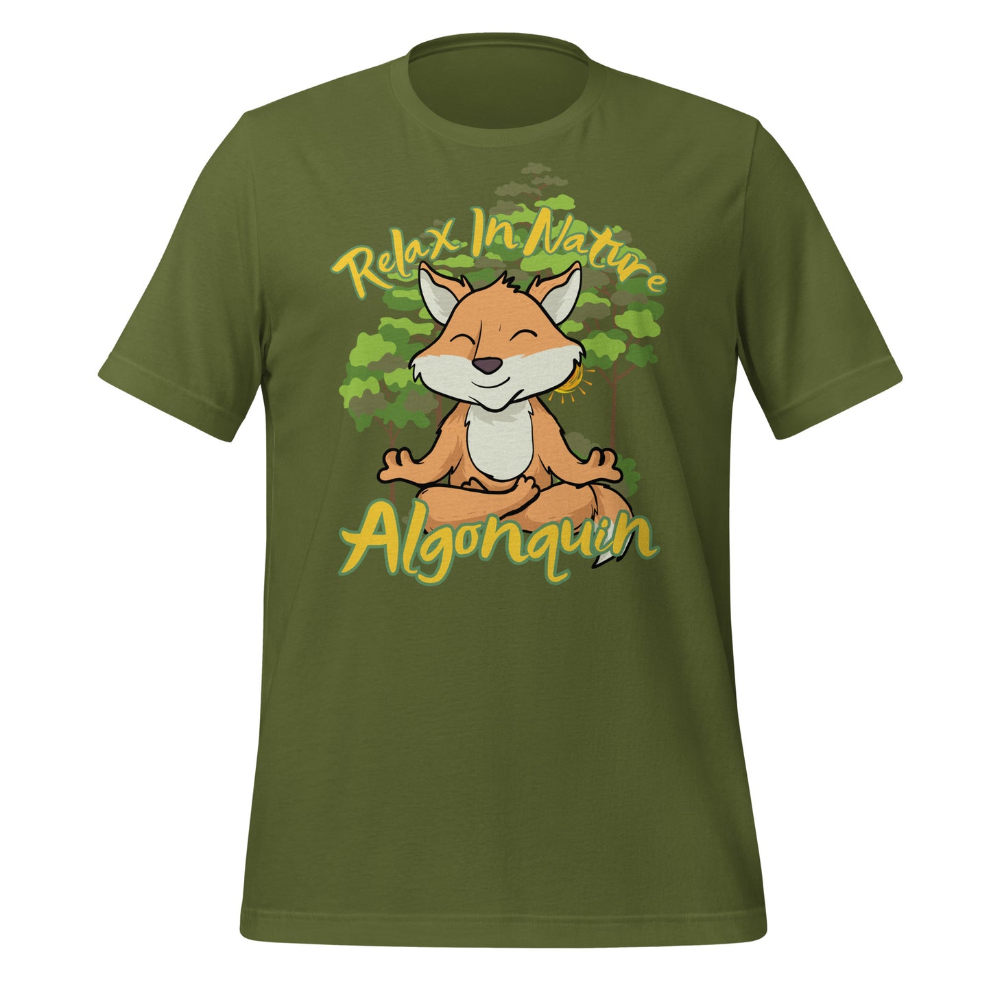 Algonquin Relax in Nature Fox - Unisex t-shirt