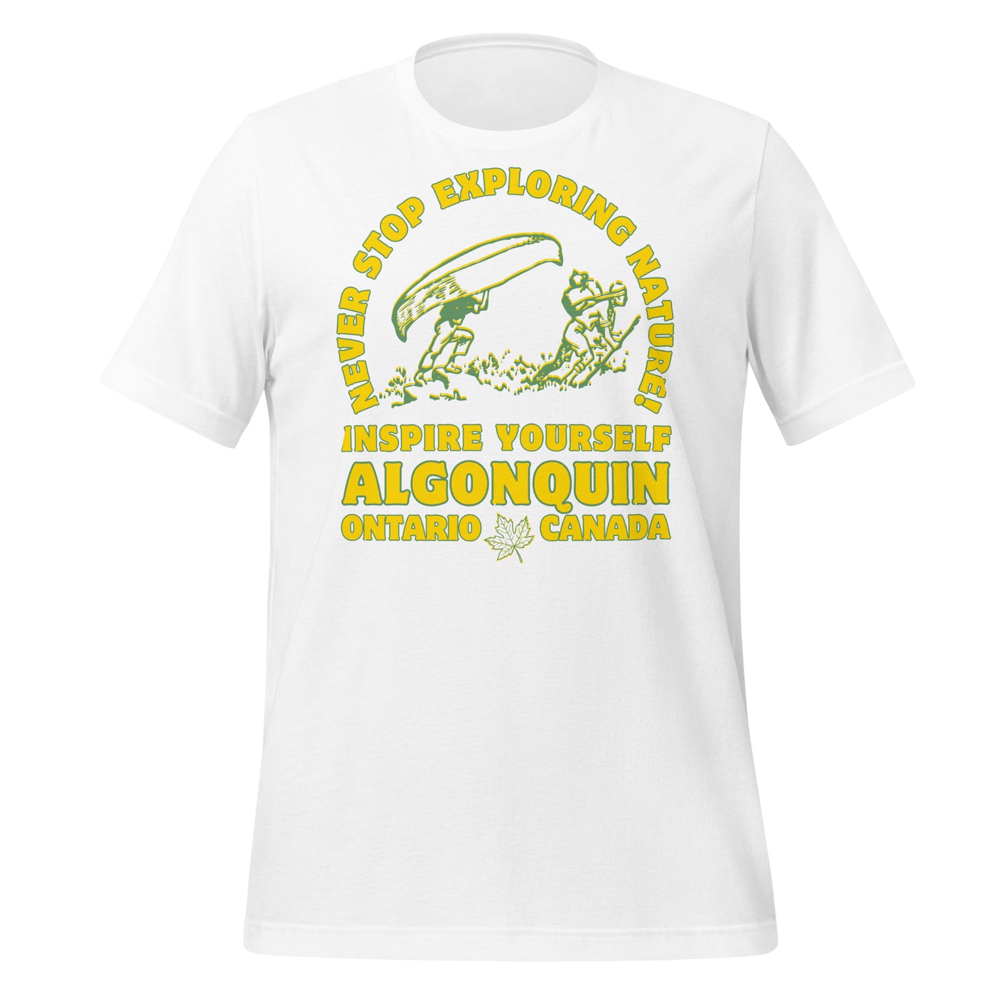 Never Stop Exploring Nature Algonquin - Unisex t-shirt
