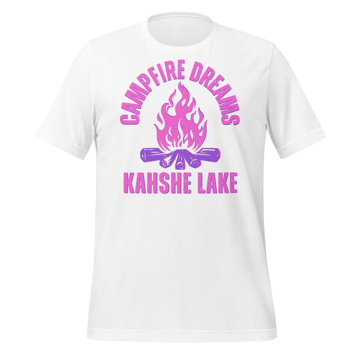 Kahshe Lake Campfire Dreams Pink - Unisex t-shirt