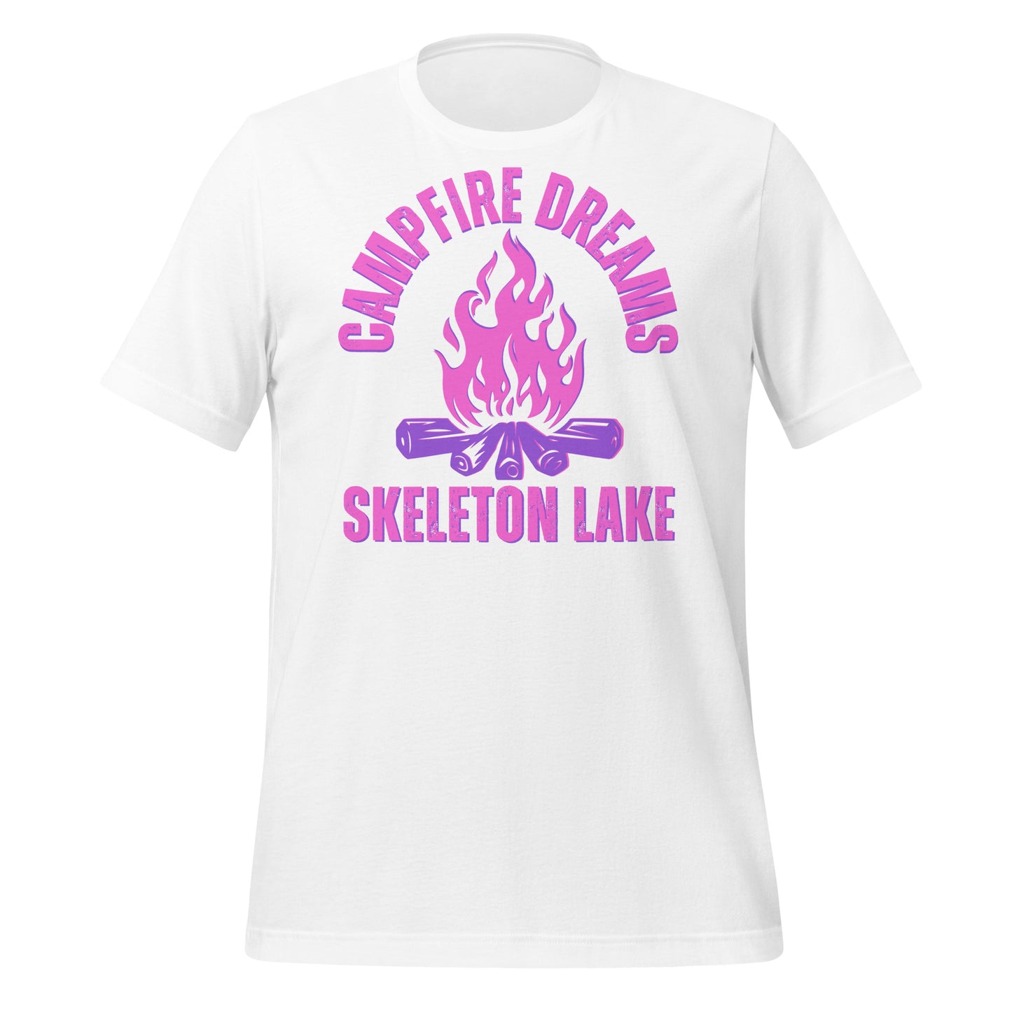 Skeleton Lake Campfire Dreams Pink - Unisex t-shirt
