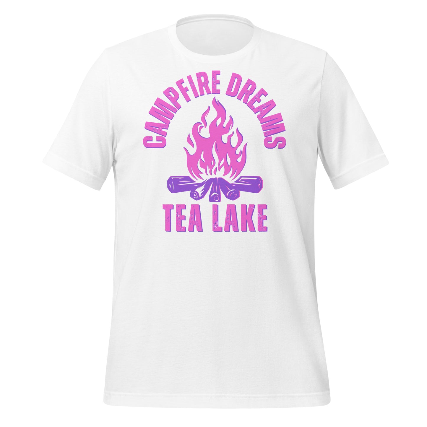 Tea Lake Campfire Dreams Pink - Unisex t-shirt