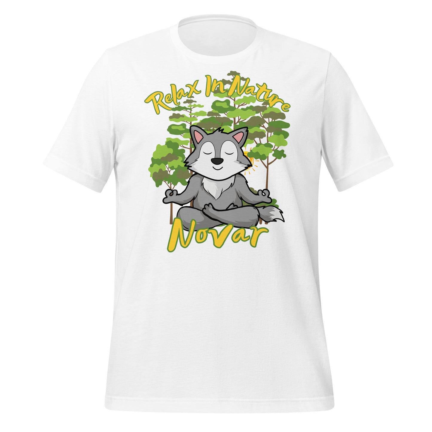 Novar Relax in Nature Wolf - Unisex t-shirt