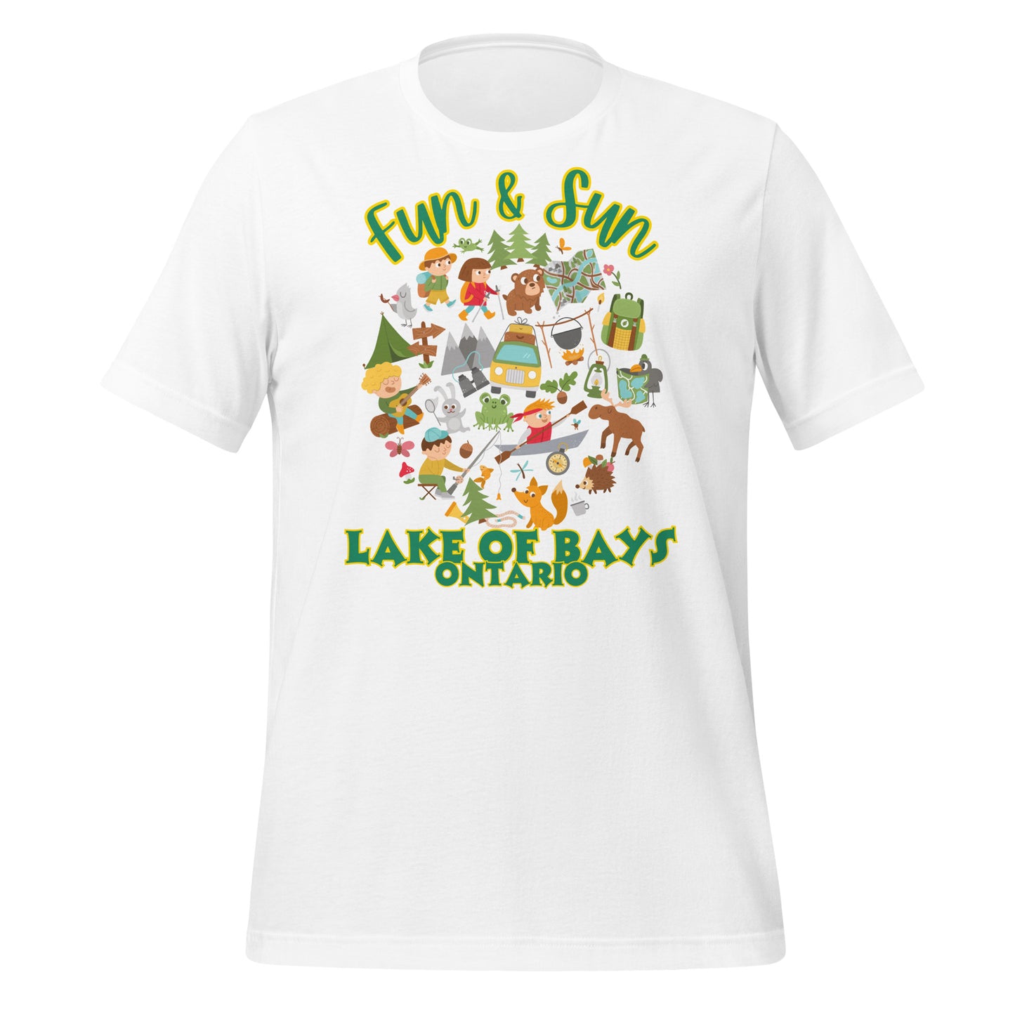Lake of Bays Ontario Fun & Sun - Unisex t-shirt