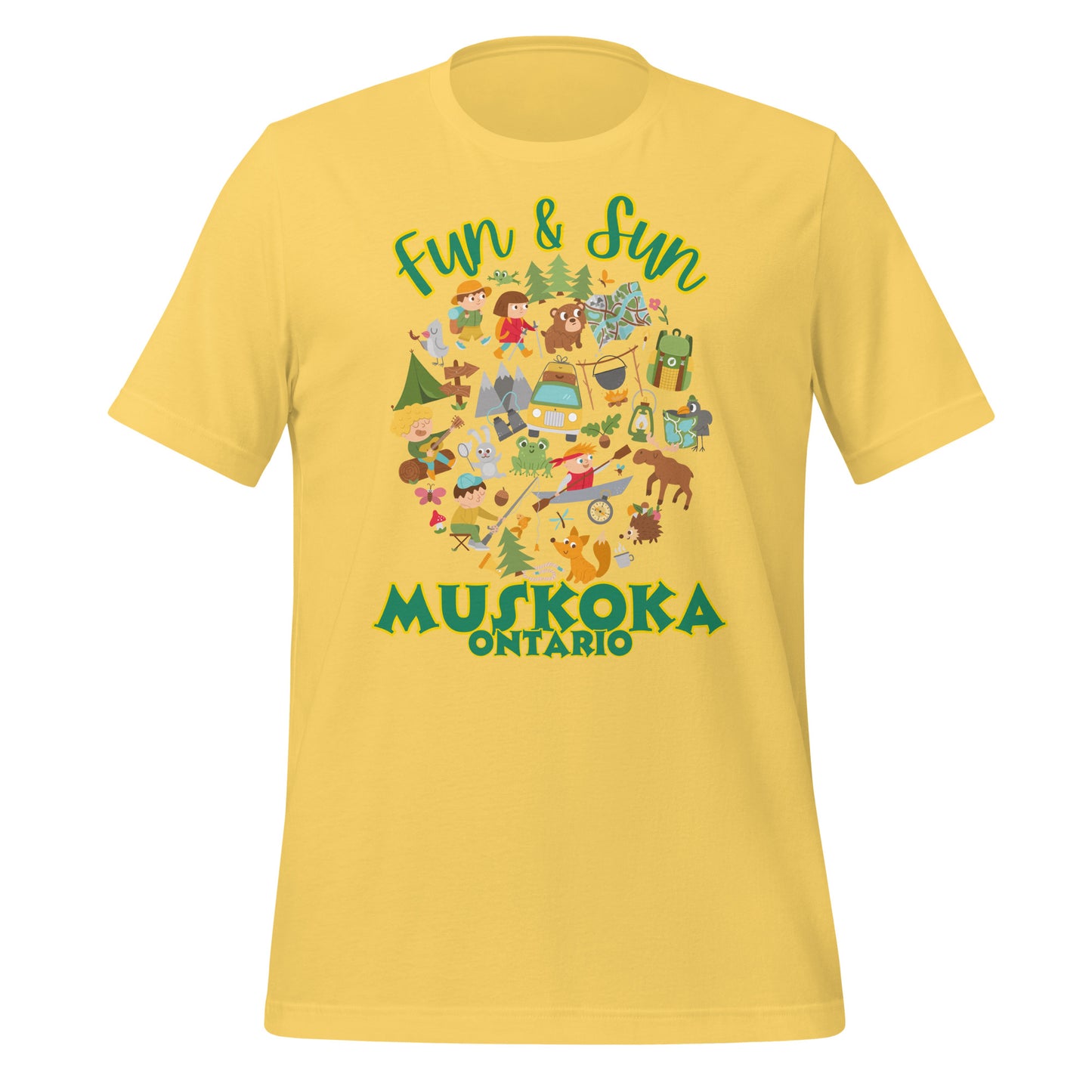 Fun & Sun Muskoka Ontario - Unisex t-shirt