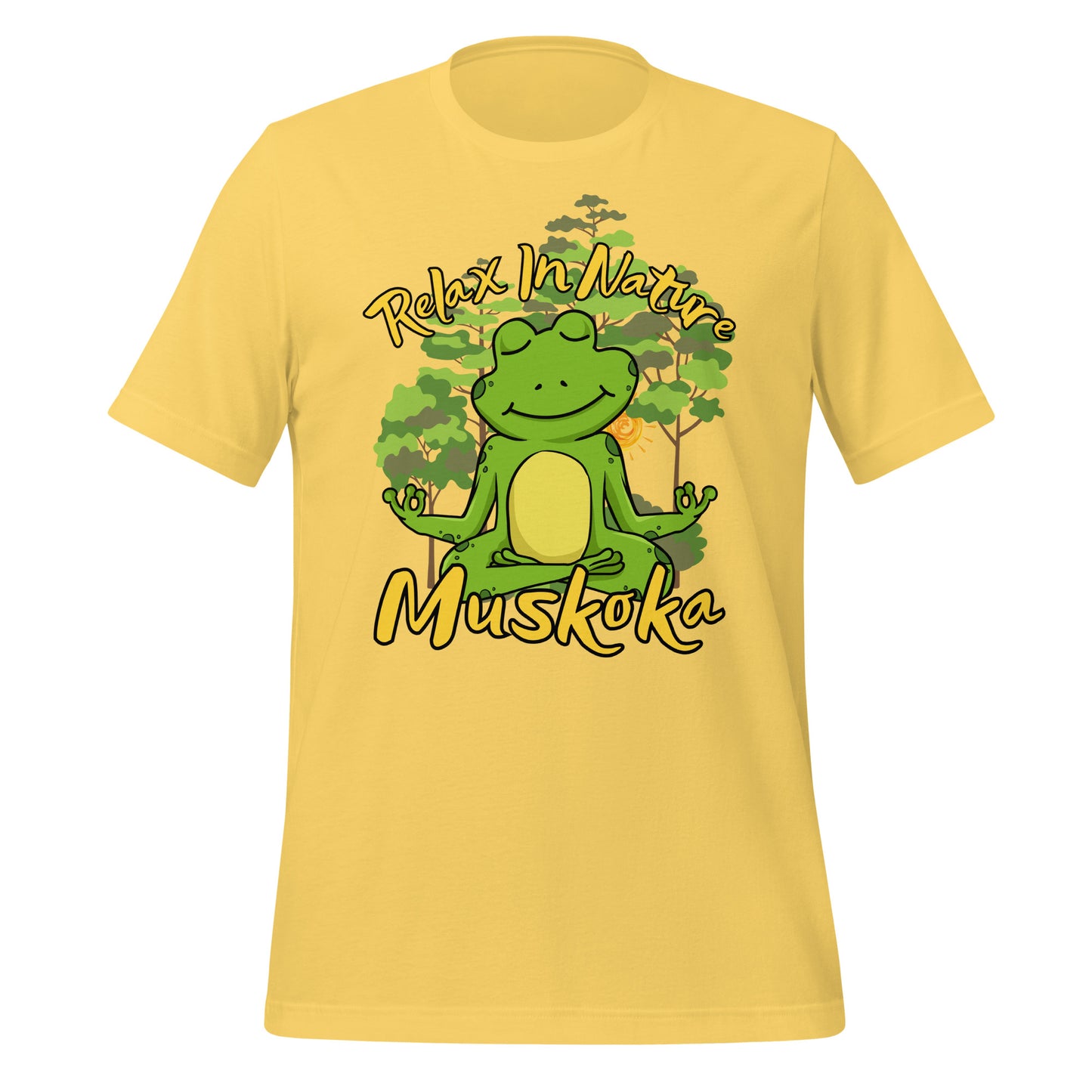 Relax in Nature Muskoka Frog - Unisex t-shirt