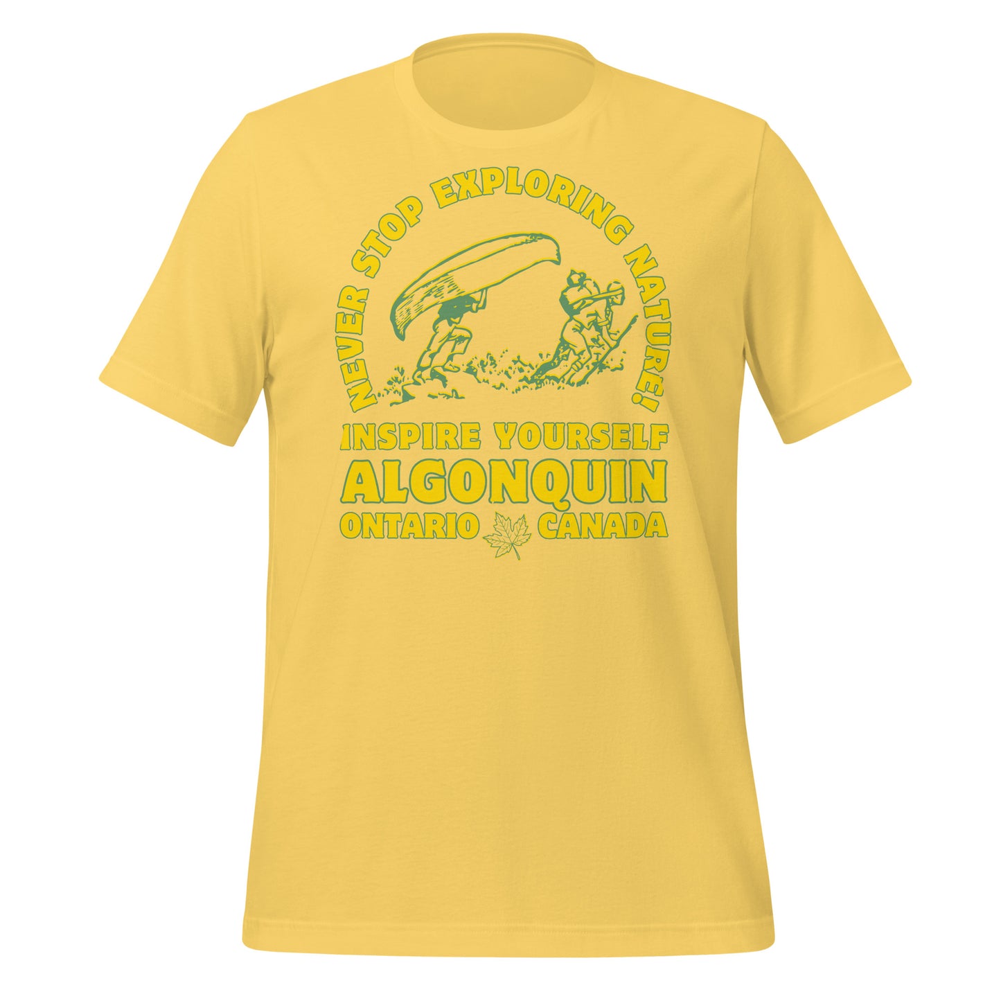 Never Stop Exploring Nature Algonquin - Unisex t-shirt