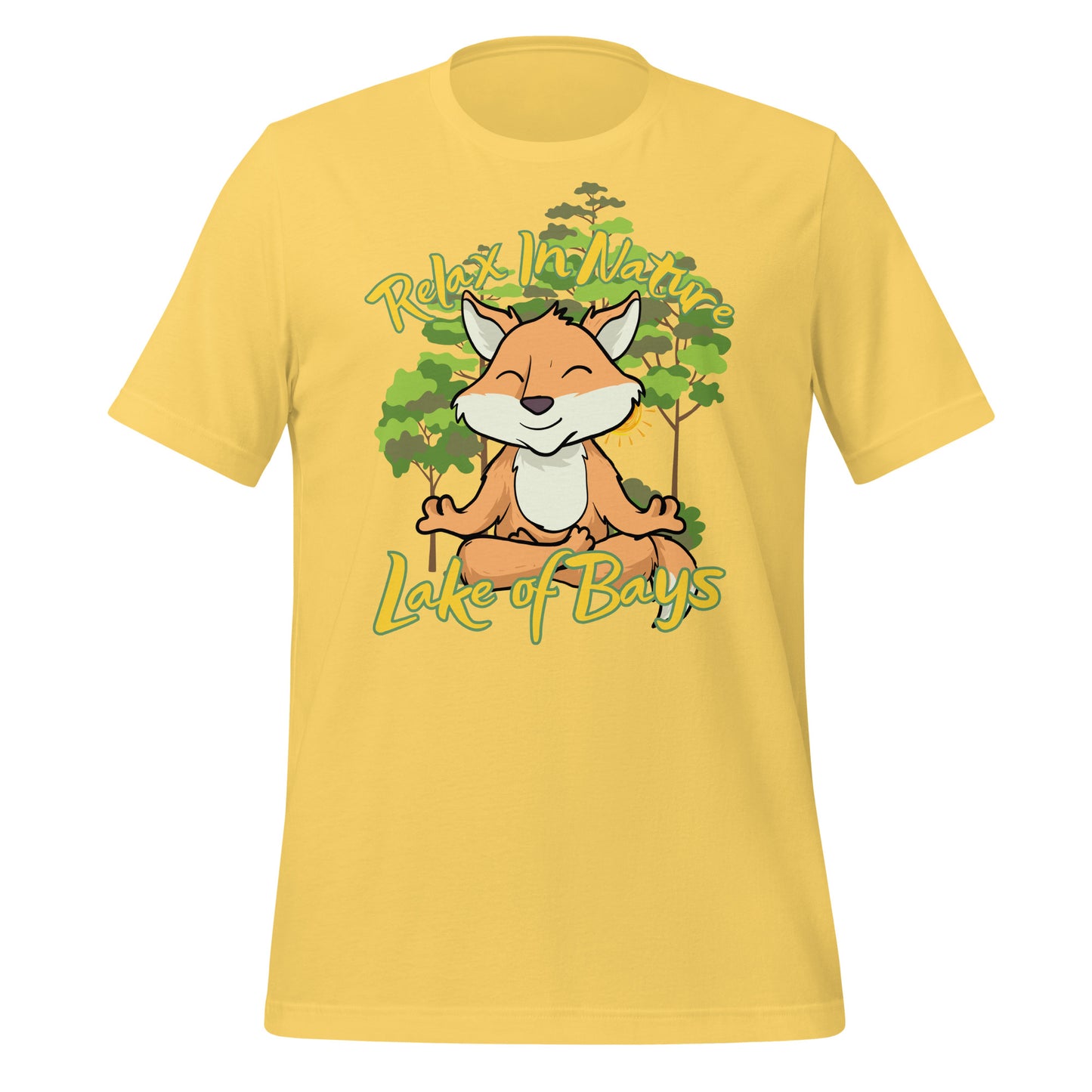 Lake of Bays Relax in Nature Fox - Unisex t-shirt