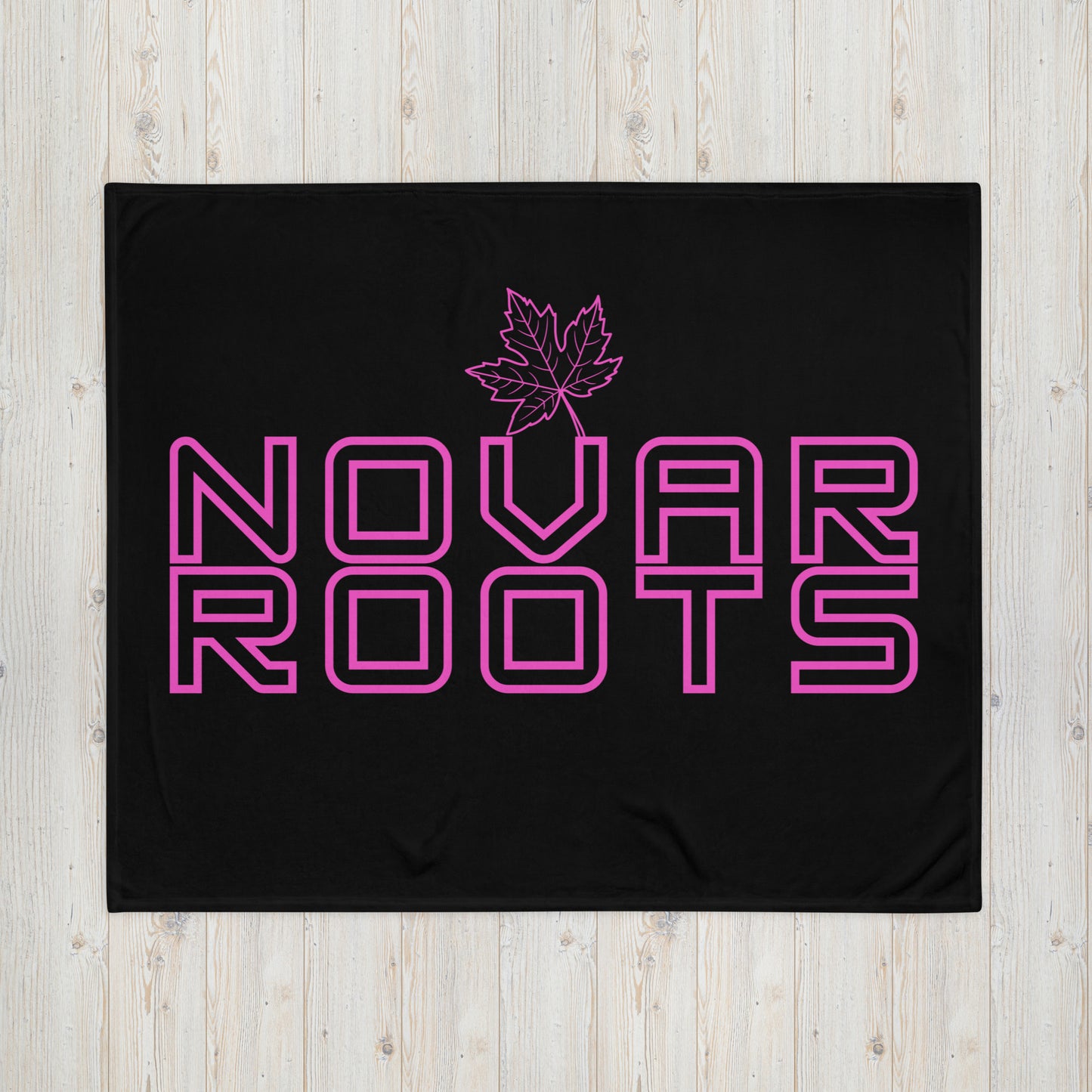 Novar Roots Leaf - Campfire Blanket - Throw Blanket