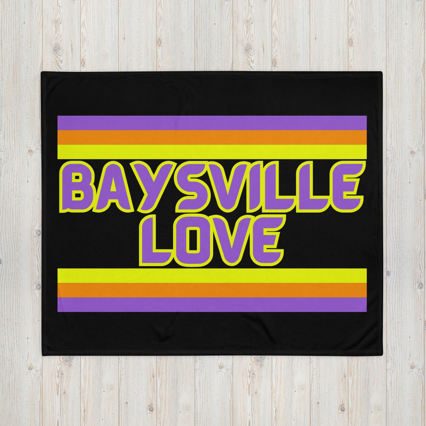 Baysville Love - Stripes - Campfire Blanket - Throw Blanket