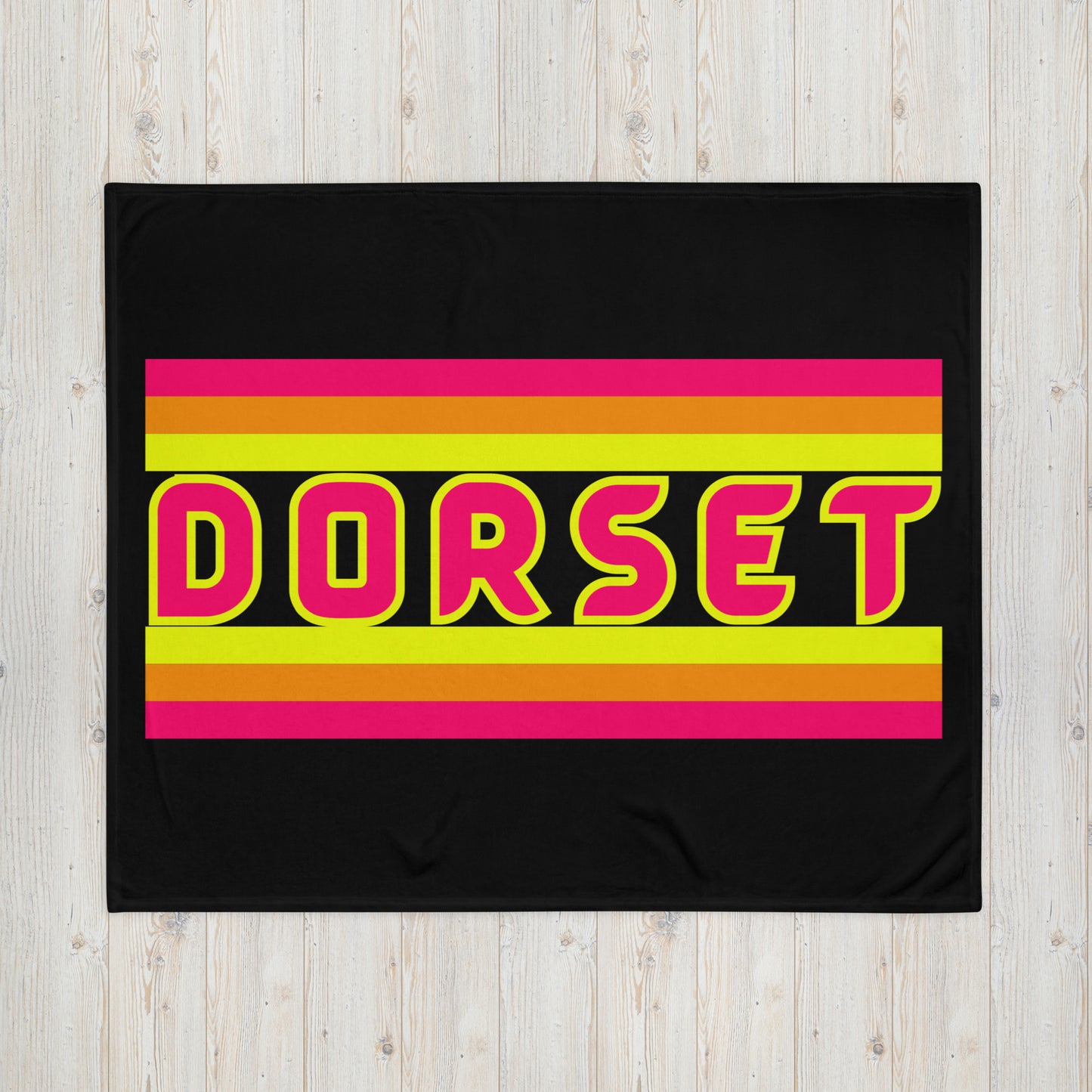 Dorset Ontario - Stripes - Campfire Blanket - Throw Blanket