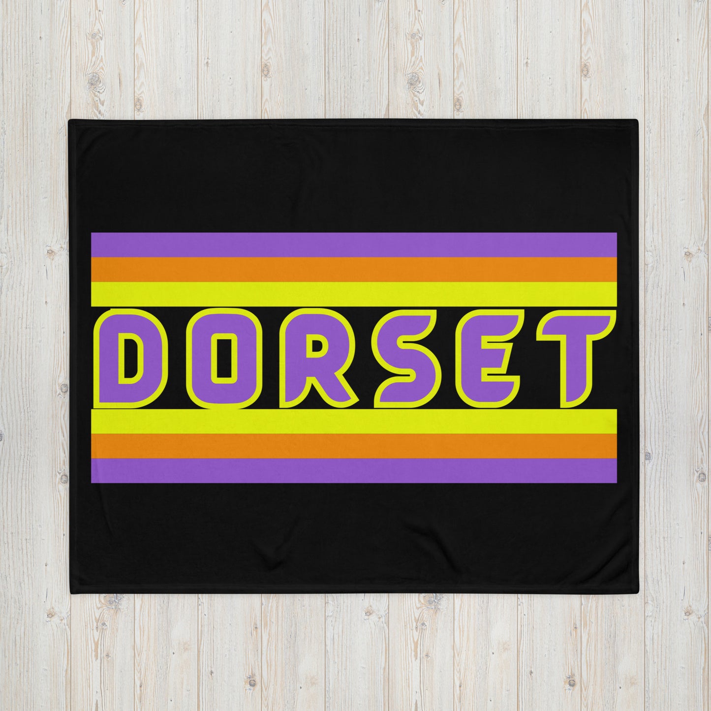Dorset Ontario - Stripes - Campfire Blanket - Throw Blanket