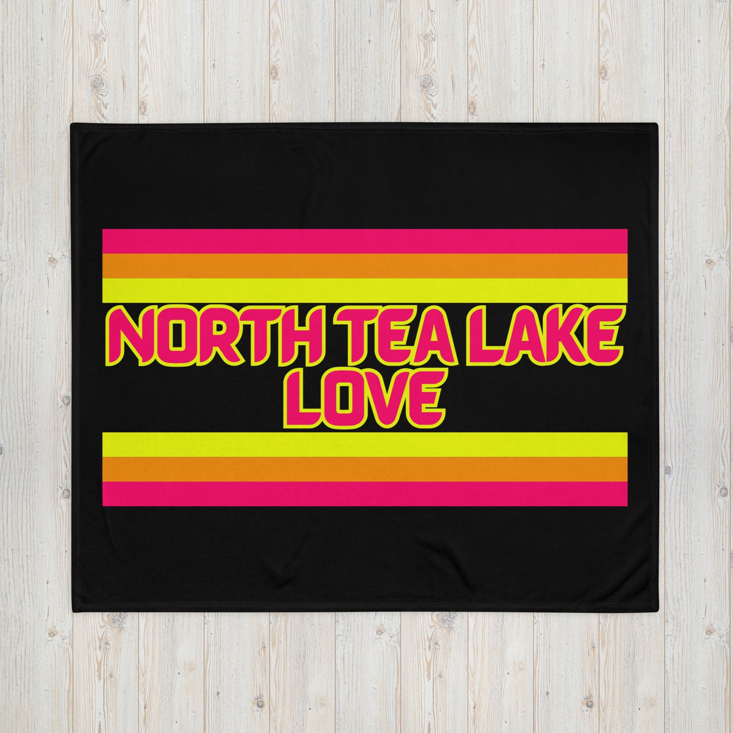 North Tea Lake Love - Throw Blanket