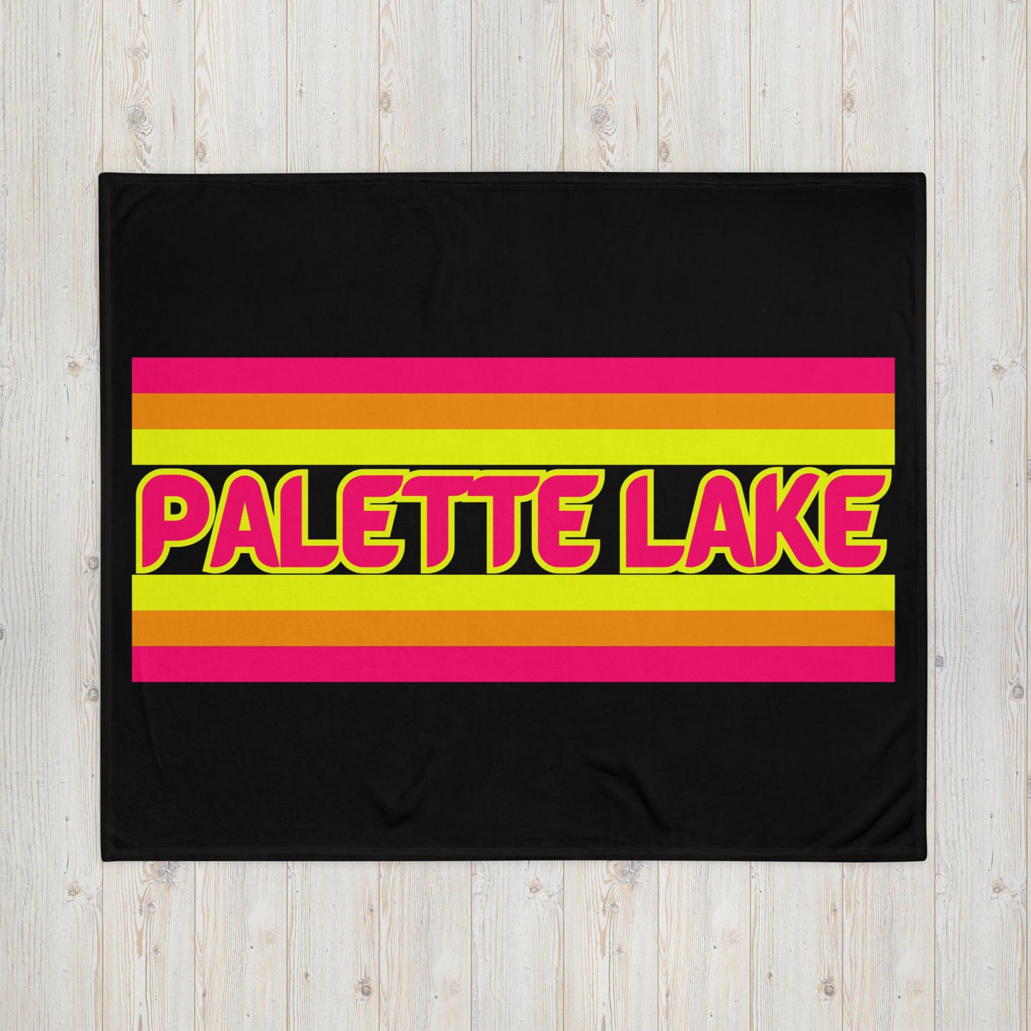 Palette Lake - Throw Blanket