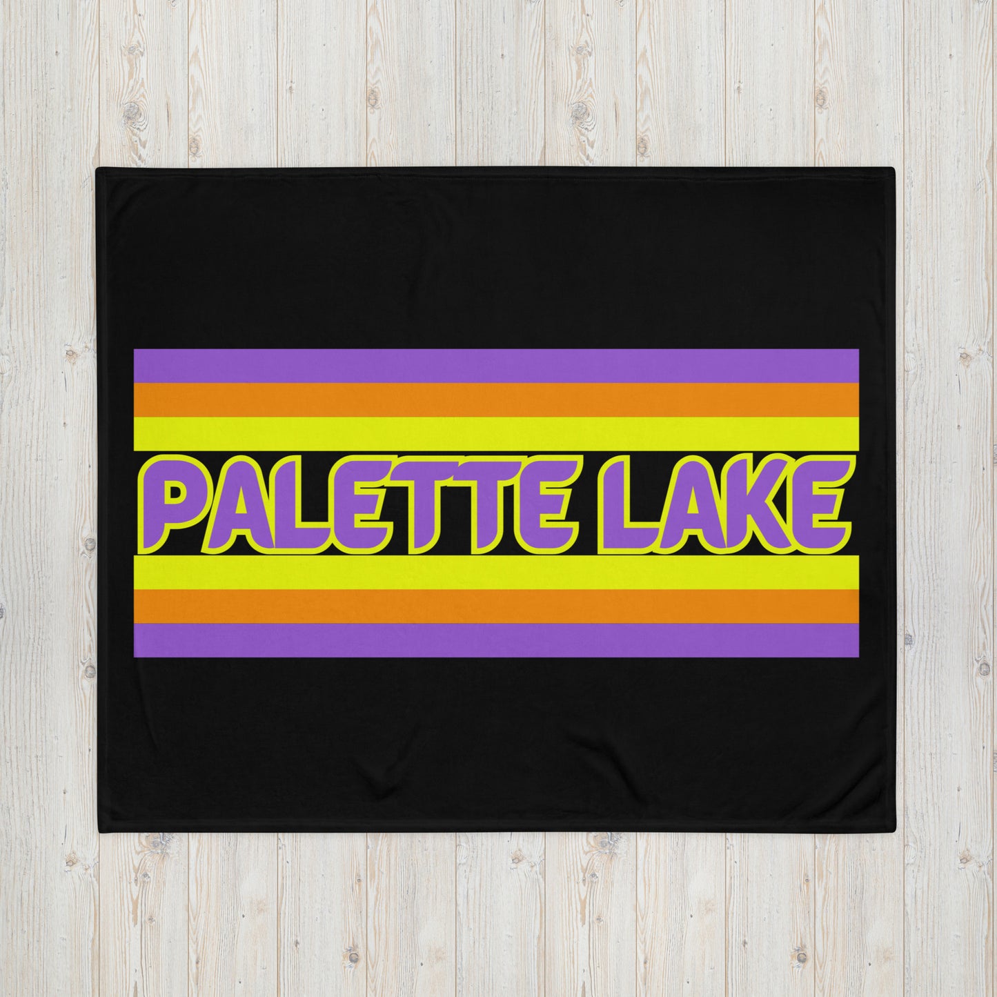 Palette Lake - Throw Blanket