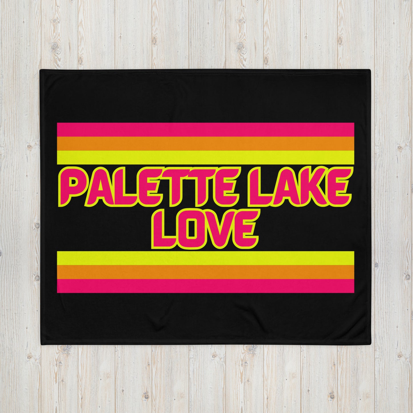 Palette Lake Love - Throw Blanket