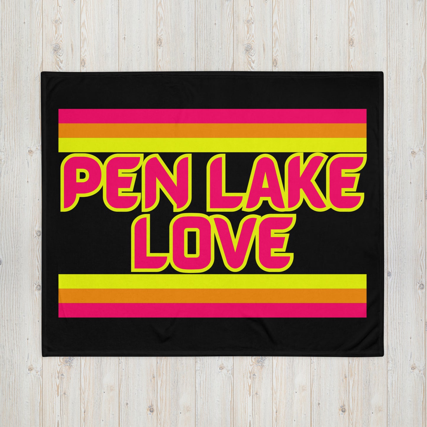 Pen Lake Love - Throw Blanket