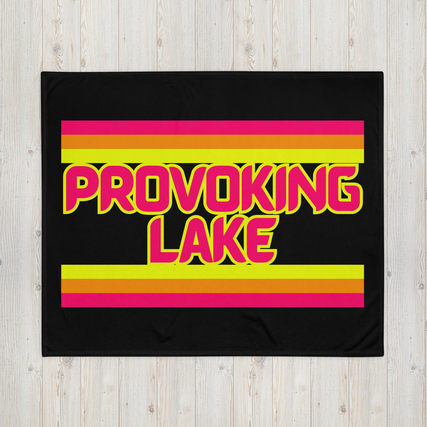 Provoking Lake - Throw Blanket