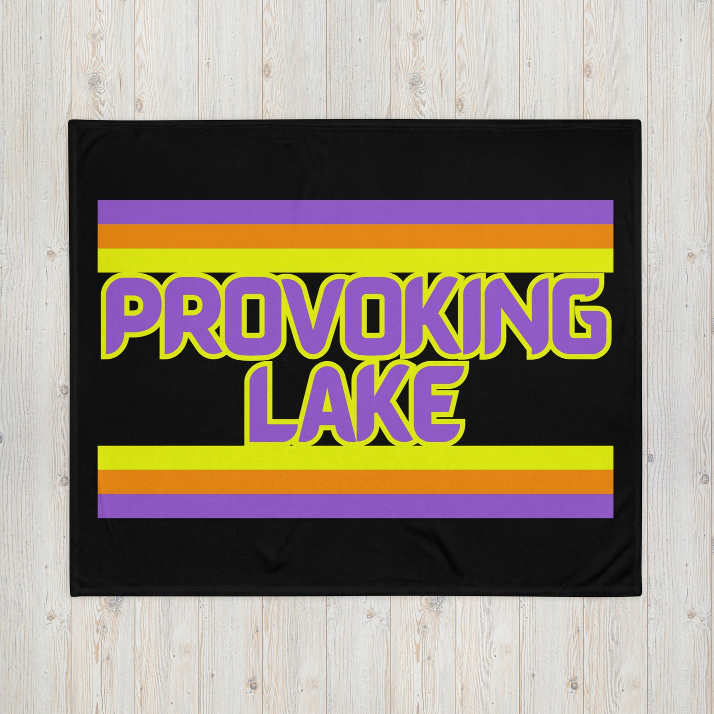 Provoking Lake - Throw Blanket