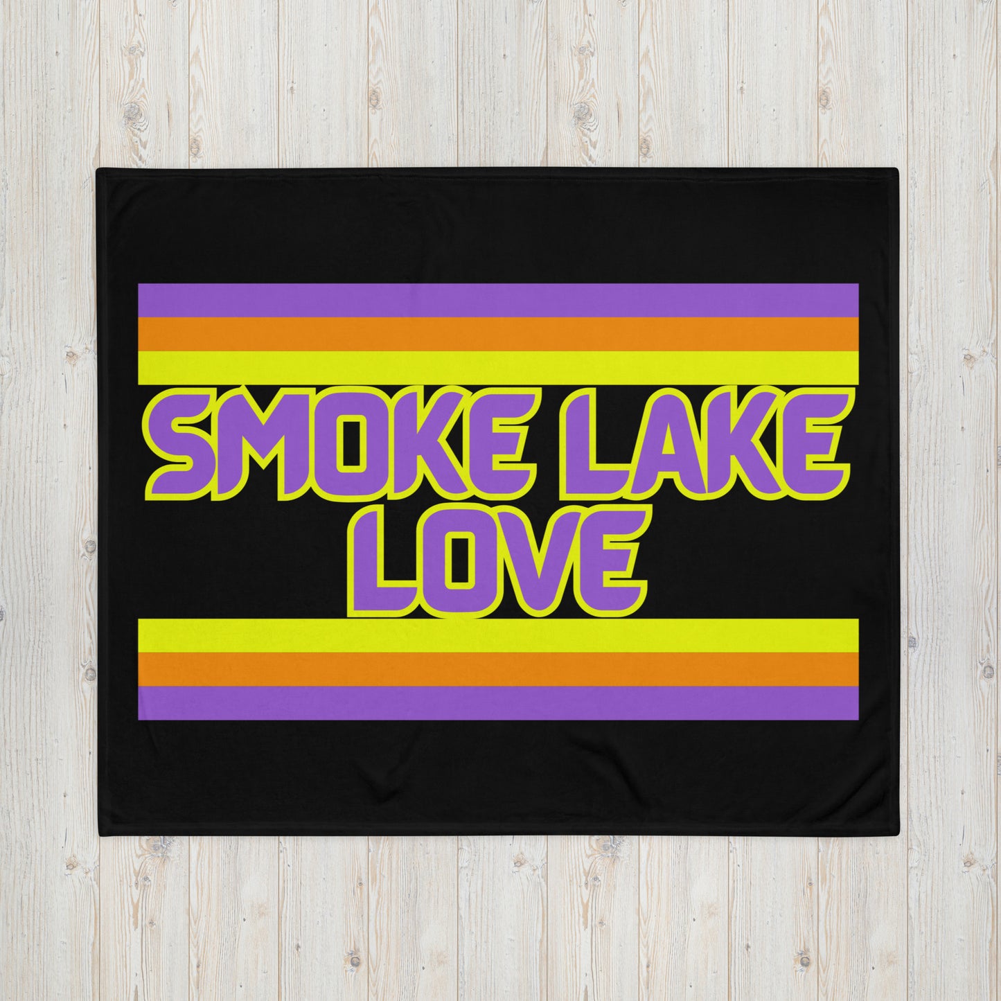 Smoke Lake Love - Throw Blanket
