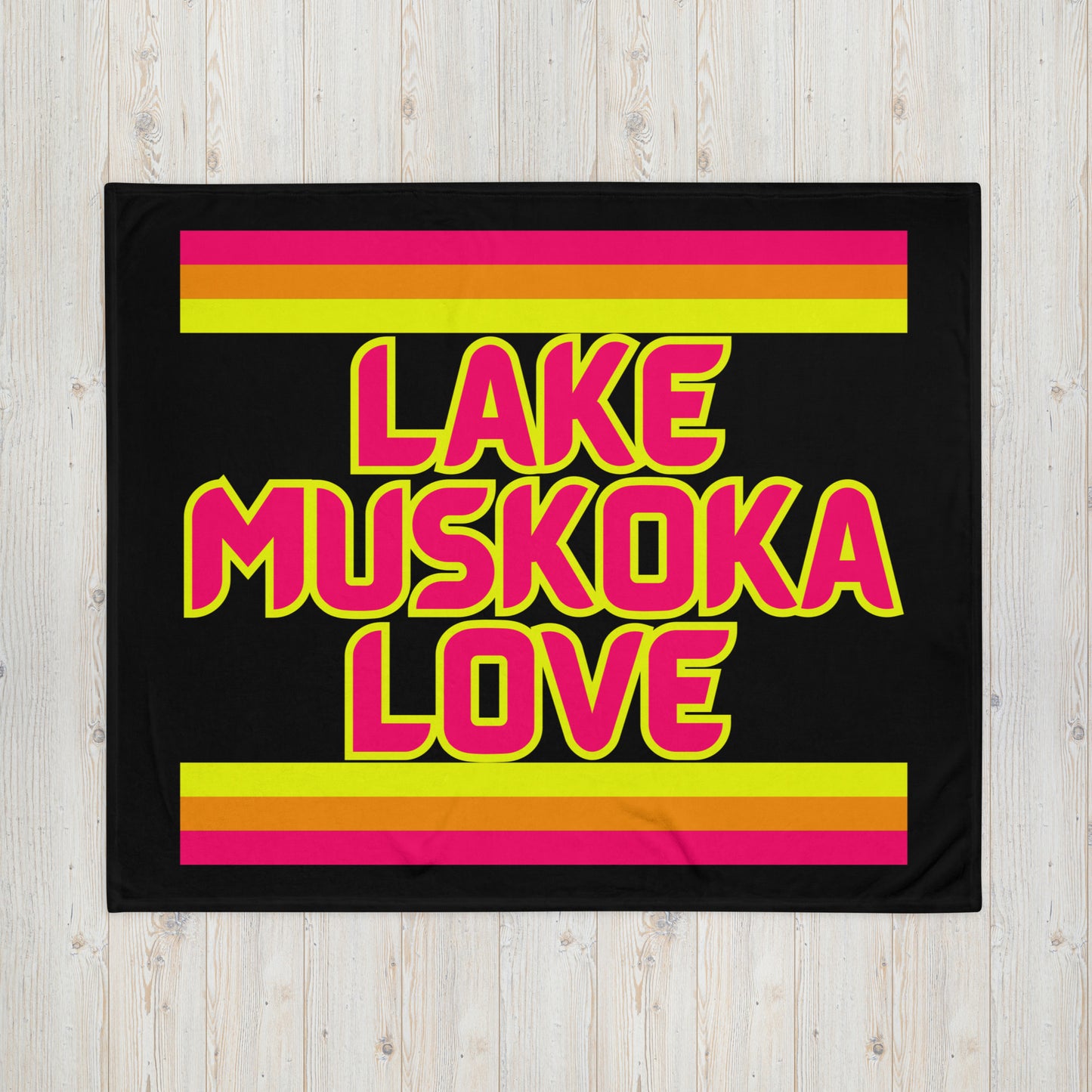 Muskoka - Lake Muskoka Love - Throw Blanket