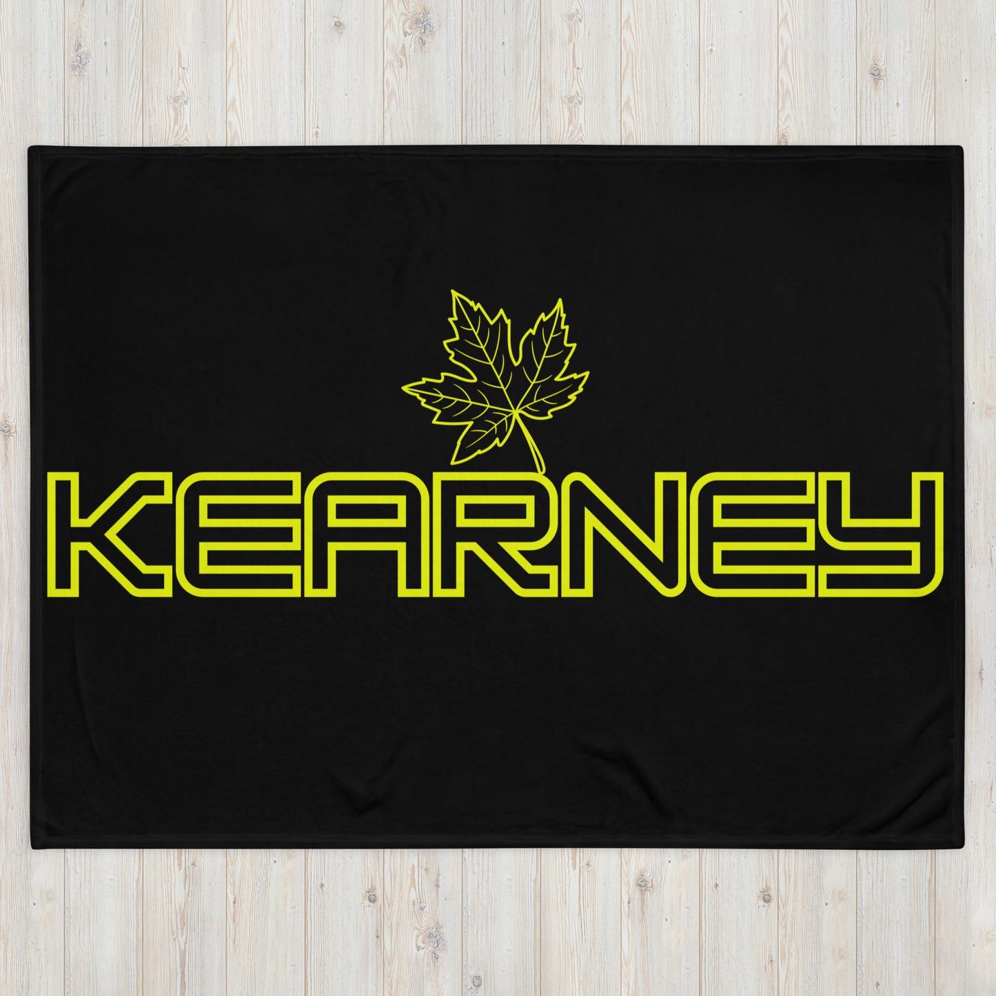 Kearney Ontario Leaf - Campfire Blanket - Throw Blanket
