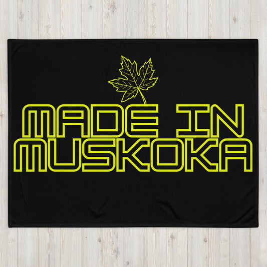 Made in Muskoka Leaf - Campfire Blanket - Throw Blanket