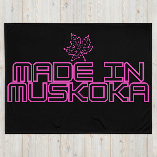 Made in Muskoka Leaf - Campfire Blanket - Throw Blanket