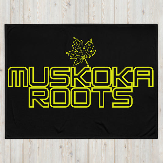 Muskoka Roots Leaf - Campfire Blanket - Throw Blanket