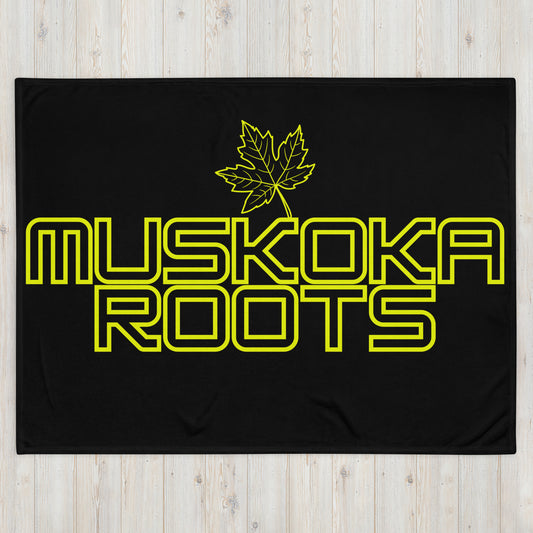 Muskoka Roots Leaf - Campfire Blanket - Throw Blanket