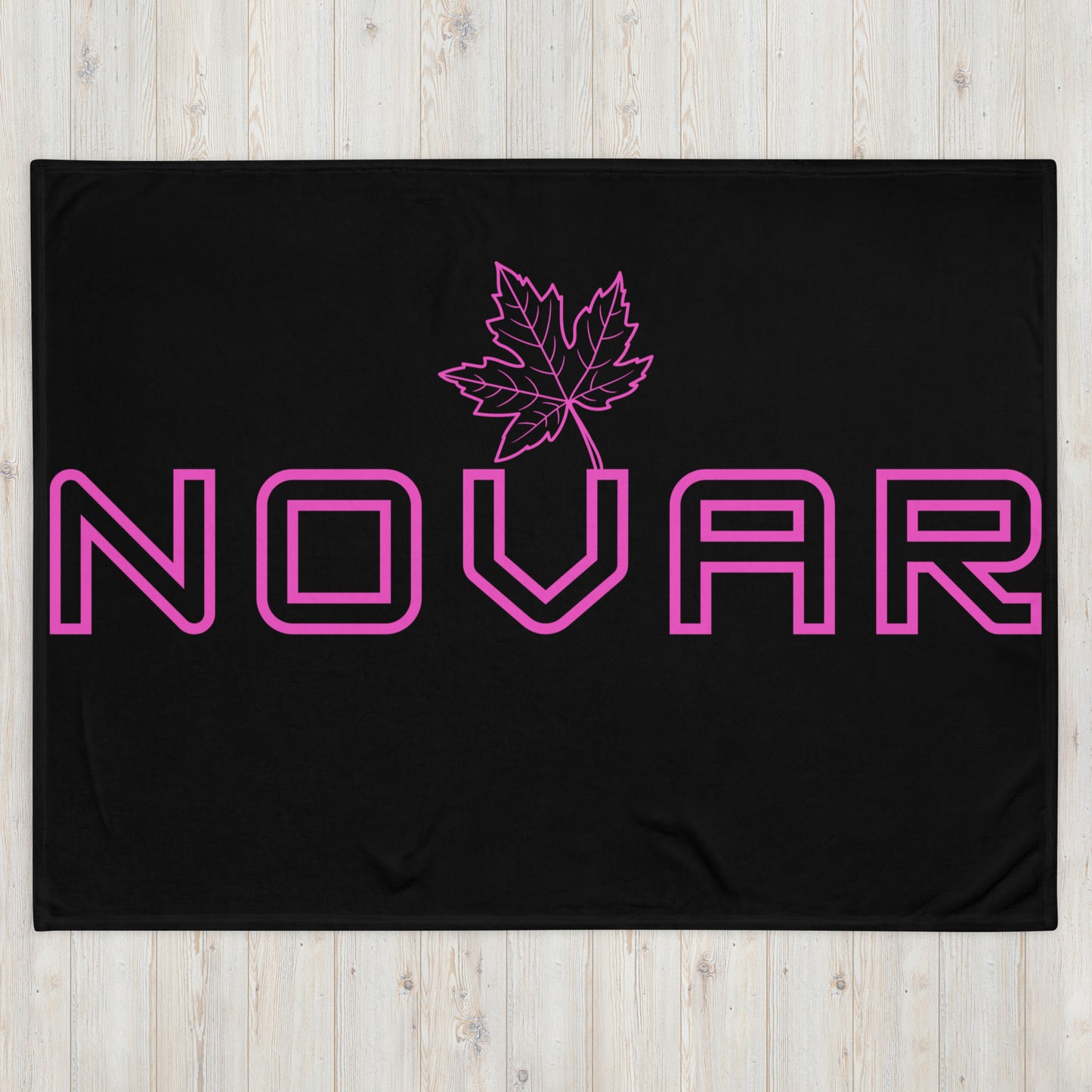 Novar Ontario Leaf - Campfire Blanket - Throw Blanket