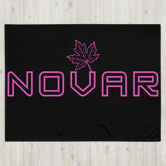 Novar Ontario Leaf - Campfire Blanket - Throw Blanket