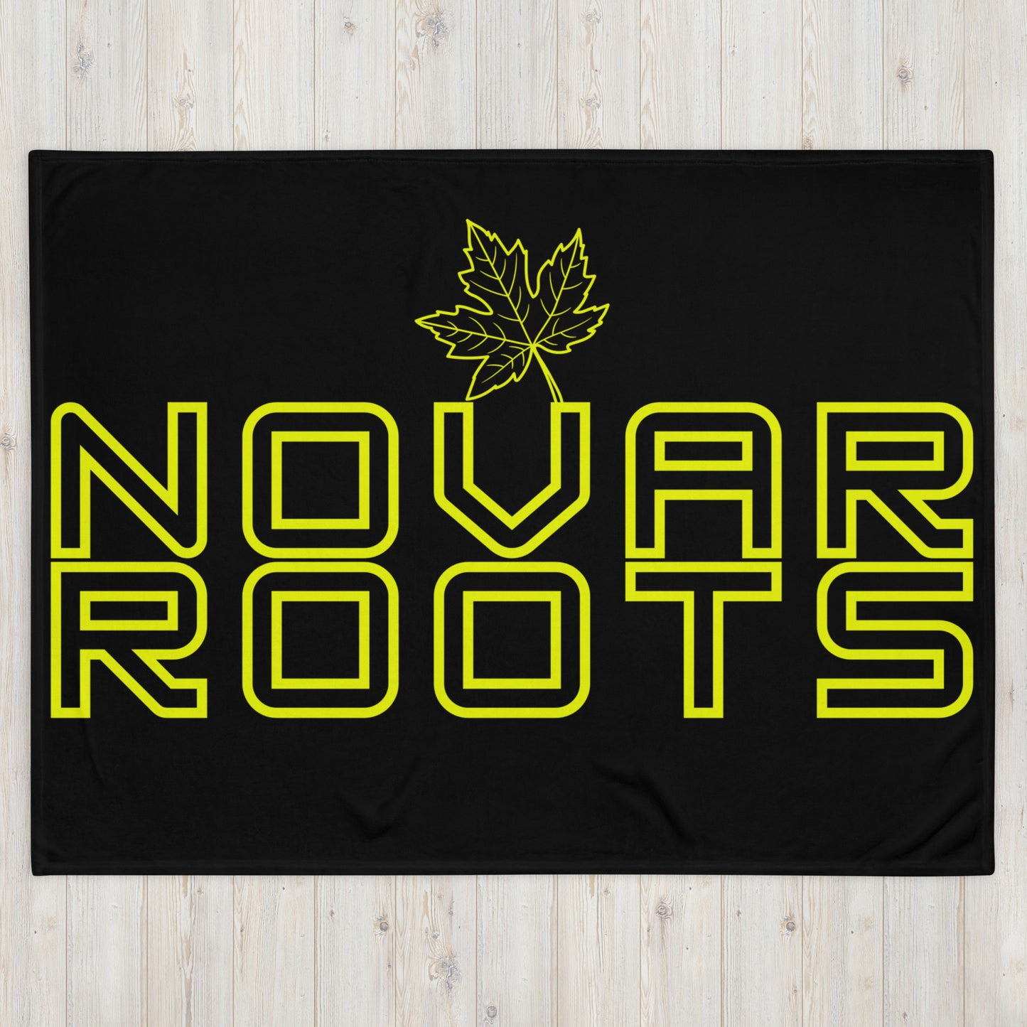 Novar Roots Leaf - Campfire Blanket - Throw Blanket