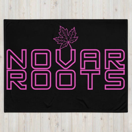 Novar Roots Leaf - Campfire Blanket - Throw Blanket