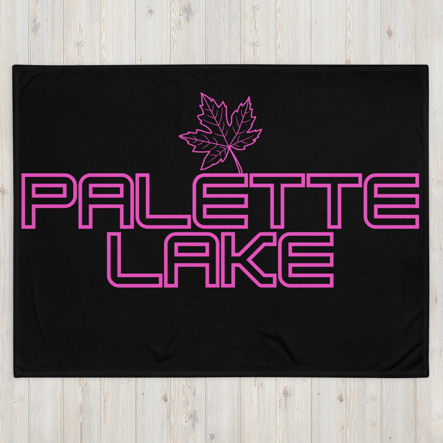Palette Lake Leaf - Campfire Blanket - Throw Blanket